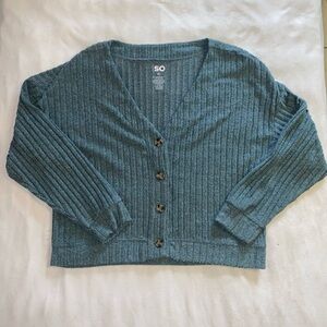 SO Ribbed Cardigan